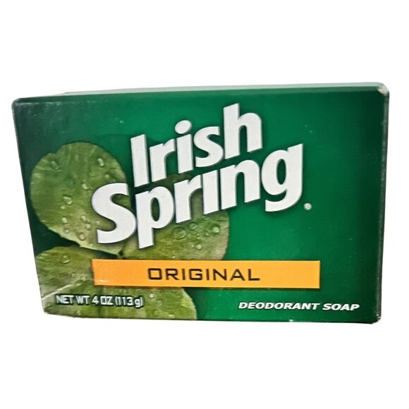 Lot Of 5 Irish Spring Original Deodorant Bar Soap 4 Oz Bath Size No Barcode NEW - Picture 2 of 4
